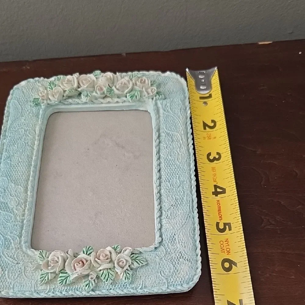 Floral Green Picture Frame